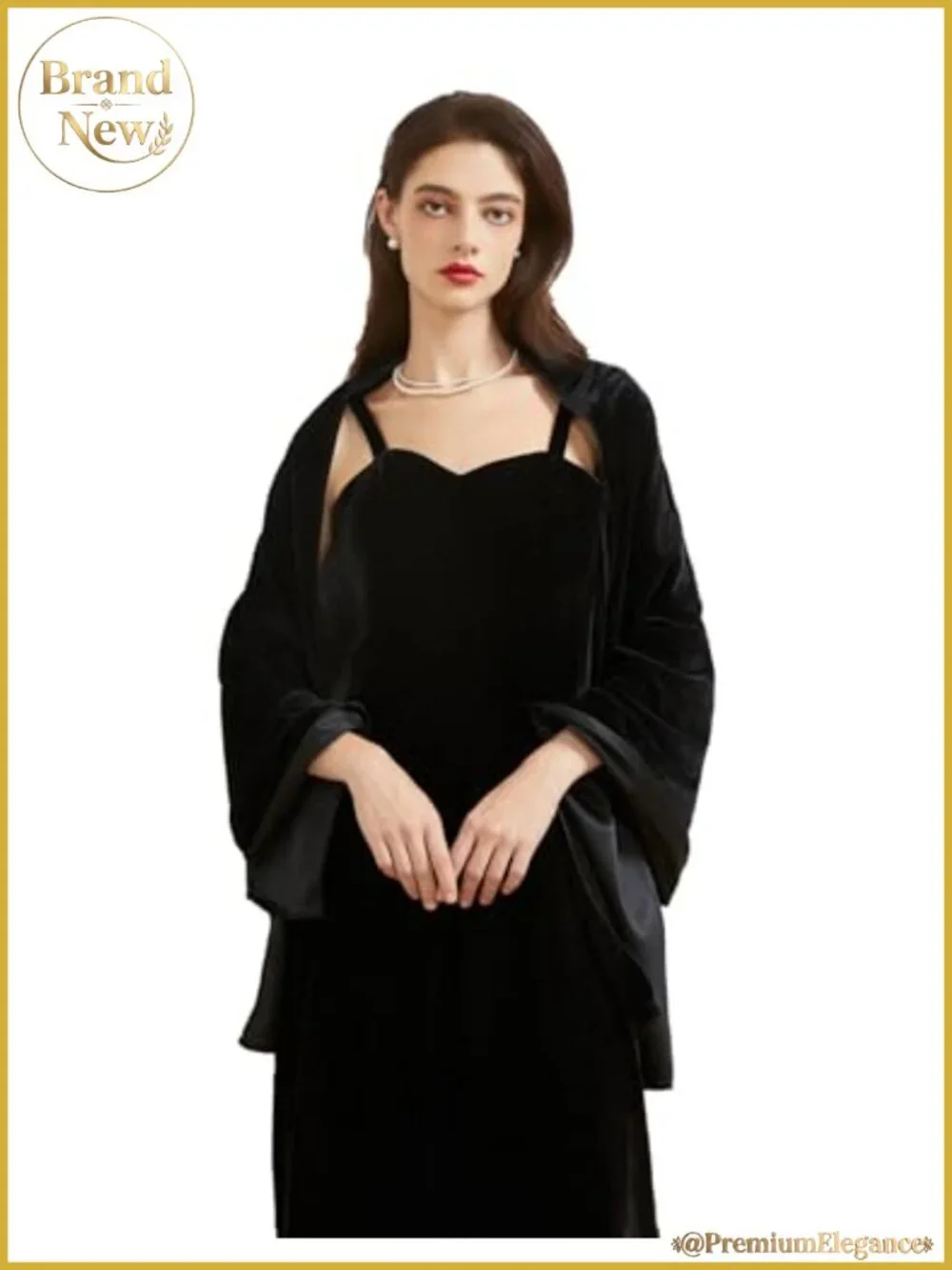 Women Velvet Shawl Wrap Scarf for Wedding Evening Bridesmaid Formal